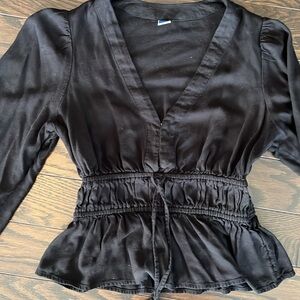 Old Navy XS black blouse